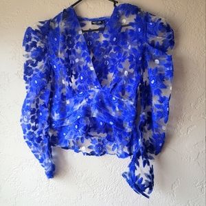 Nasty Gal Sheer Blouse‎